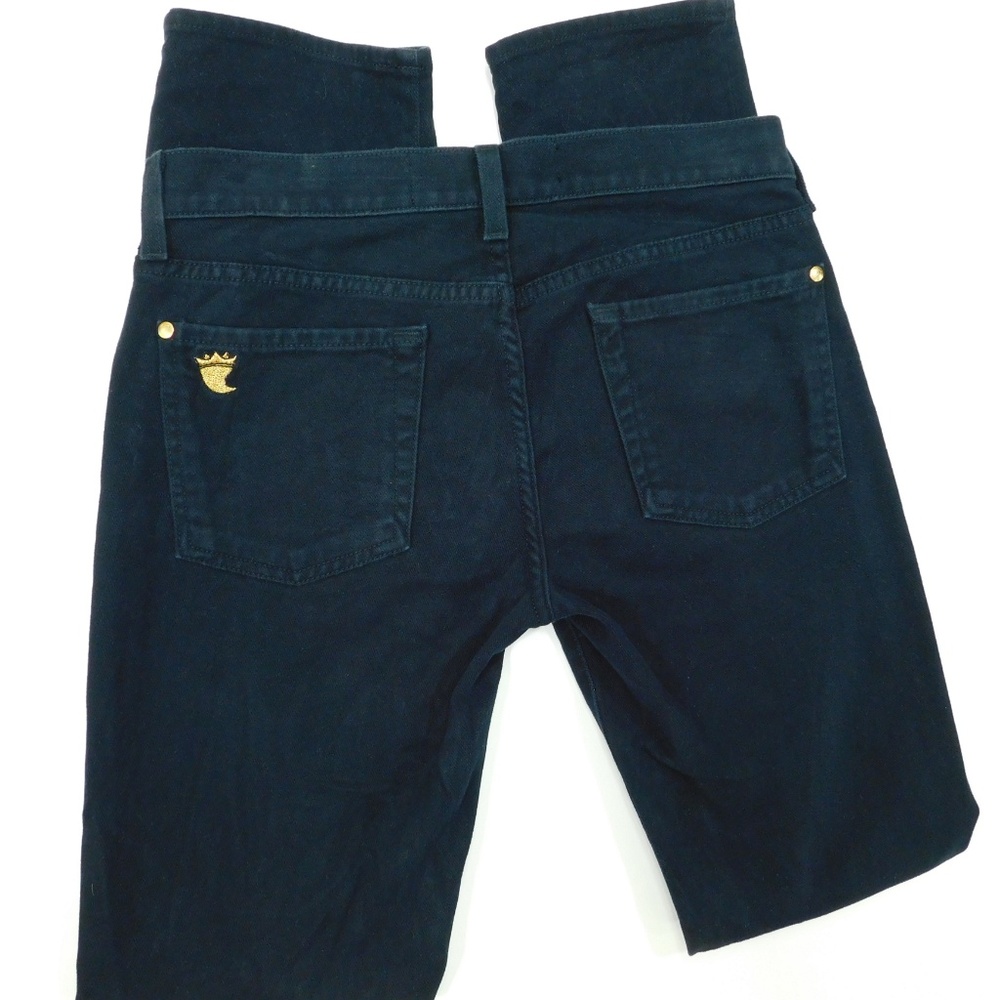 7FAM Evan Yurman Roxanne Black Jeans 27x32 - Picture 2 of 8